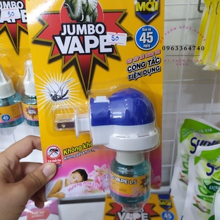 Bộ máy xông/chất xông đuỗi muỗi jumbo