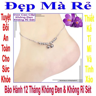Lắc chân nữ có lục lạc chuông trẻ trung - Cam kết 1 đổi 1 nếu đen và gỉ sét
