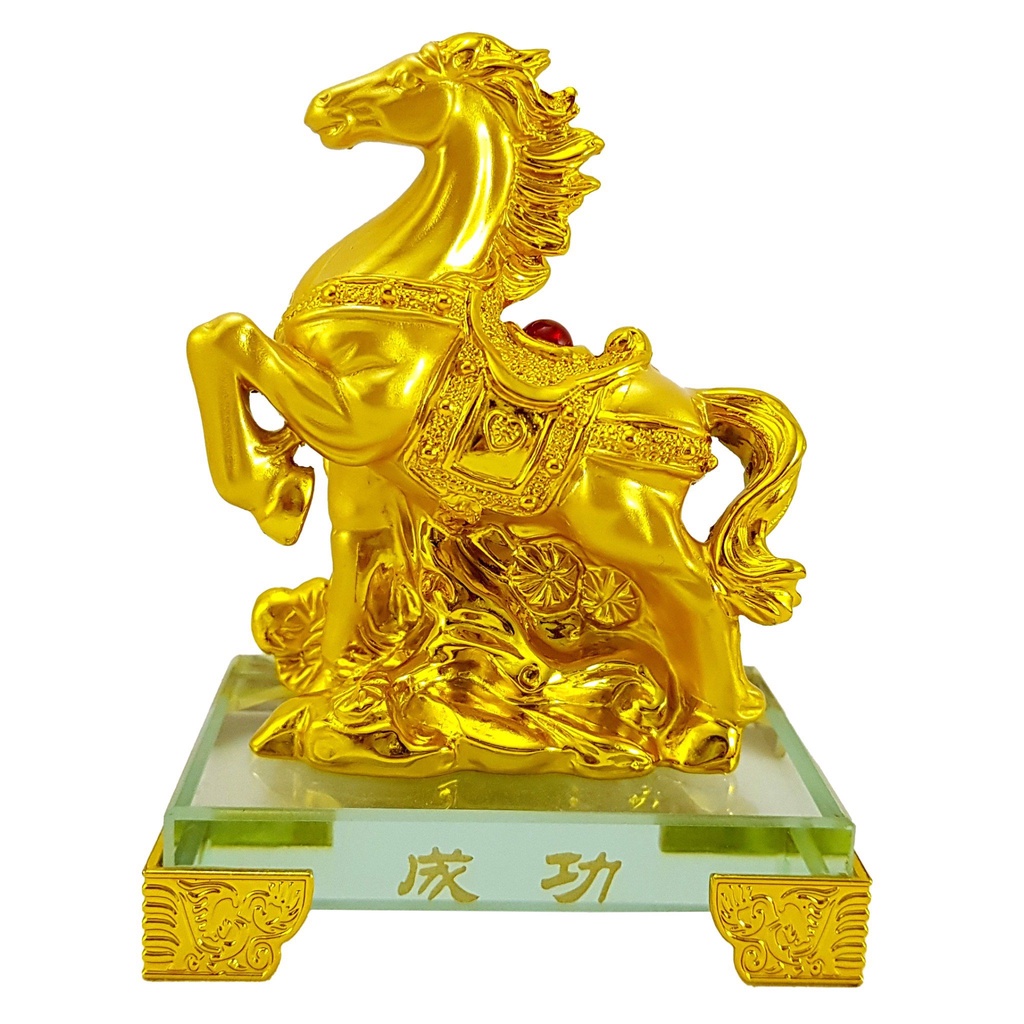 Tượng 12 Con Giáp Phong Thủy Nhủ Vàng Đế Kính