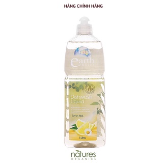 Nước rửa chén gốc thực vật Earth Choice Úc 1L không khô da tay - chiết xuất chanh