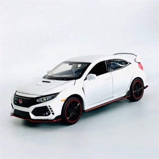 Mô hình xe ô tô Honda Civic Type R màu đỏ bằng hợp kim