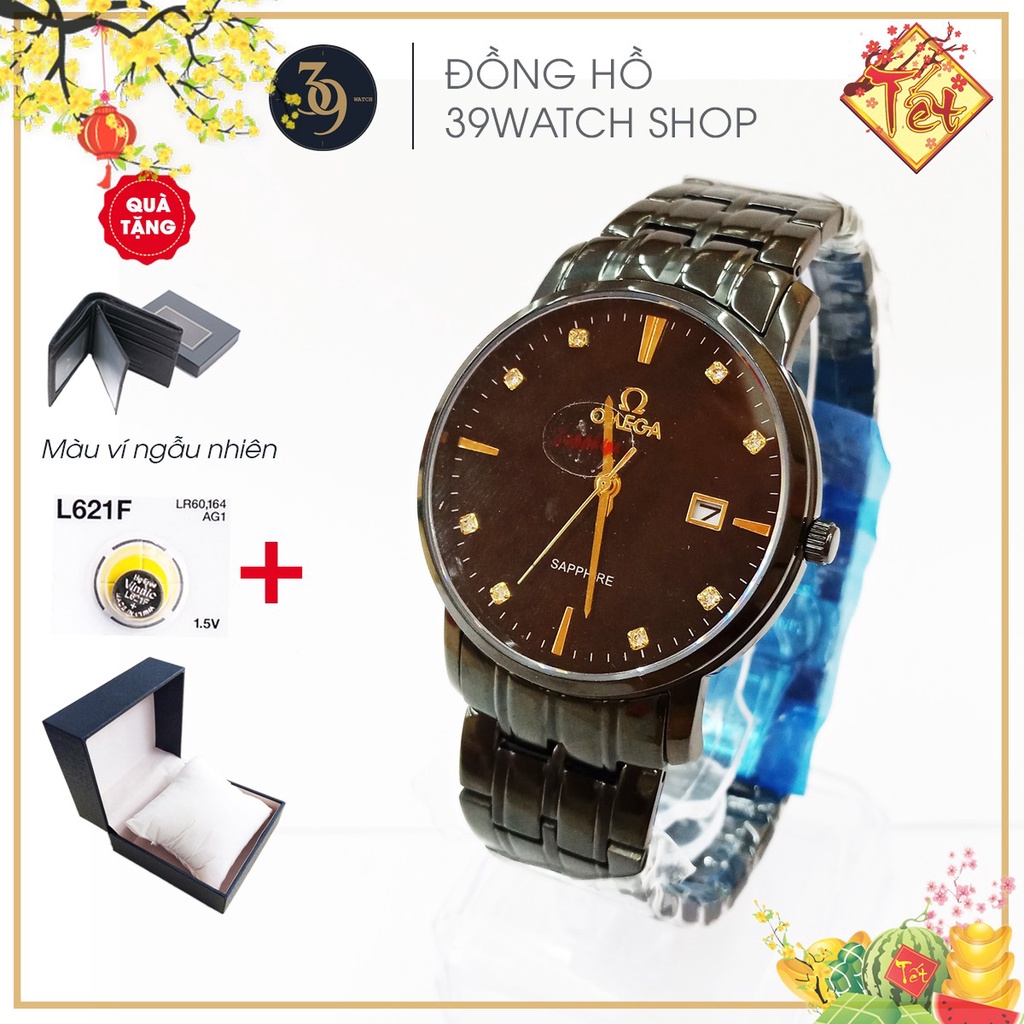 Đồng hồ Omega nam OM06 NAMD màu đen