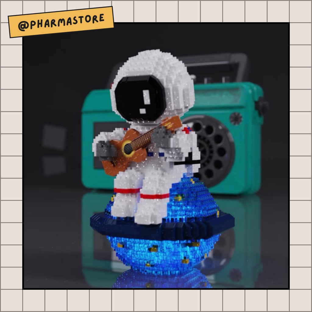 LEGO PHI HÀNH GIA BÓNG BAY ÁNH SÁNG & GUITARIST - ĐỒ CHƠI XẾP HÌNH LẮP RÁP MÔ HÌNH NANOBLOCK