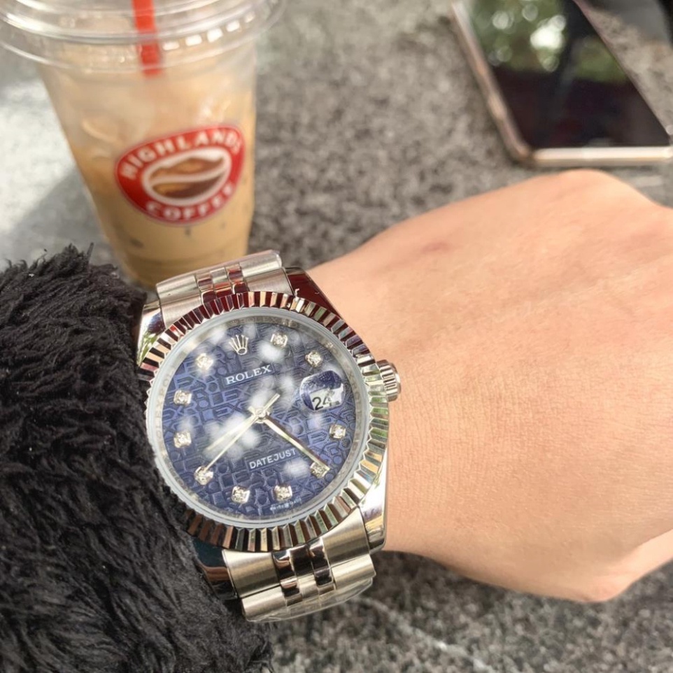 Đồng Hồ Nam RoLex Sapphire RA52 XANH DƯƠNG Vi tính Máy cơ Automatic Nhật Chống xước Tuyệt Đối