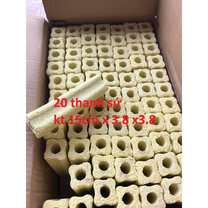 20 thanh sứ Thanh Hoa Mai 15x4x4 cao cấp