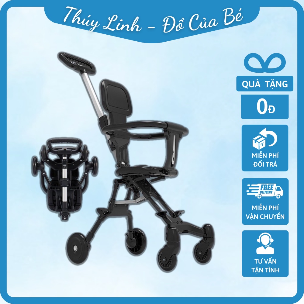 Xe Đẩy Du Lịch Gấp Gọn 2 Chiều Cho Bé Cực Tiện Lợi