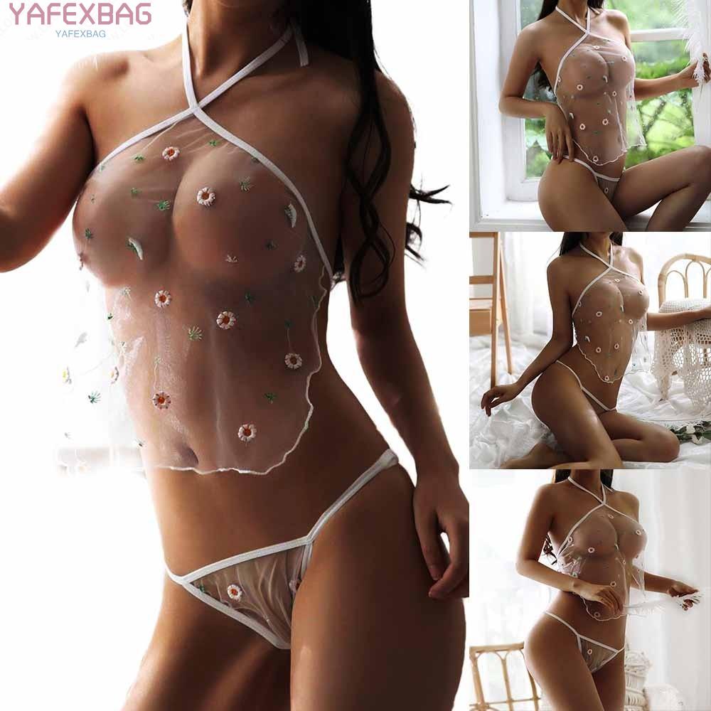 Bộ đồ lót ngủ hai mảnh xuyên thấu gợi cảm cho nữ | BigBuy360 - bigbuy360.vn