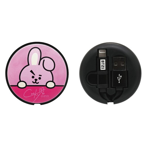 Cáp Sạc Nhanh 5-pin 8-pin bts bt21 type c 2 Trong 1