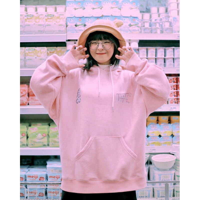 UPZ Áo Khoác Hoodie In Gummie (2 Màu)