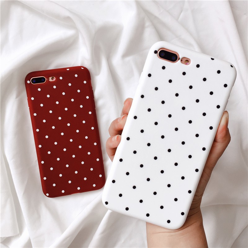 Ốp Điện Thoại Nhựa Mềm Họa Tiết Đơn Giản Cho iPhone 6 6s 6sPlus 6Plus 7 8 7Plus X XS