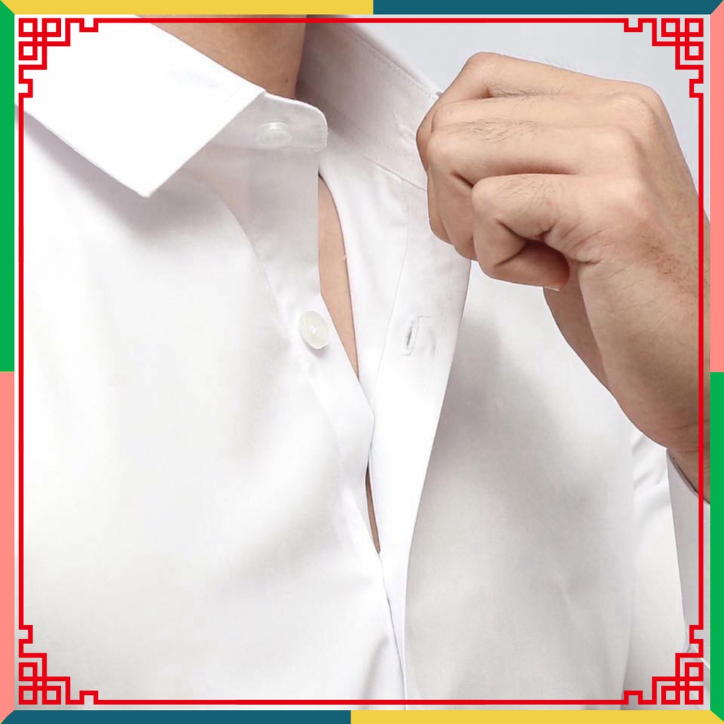 Áo sơ mi nam trắng ⚡ Cao Cấp ⚡ Chất Cotton lịch lãm sang trọng AH4150 [Thời trang nam] | BigBuy360 - bigbuy360.vn