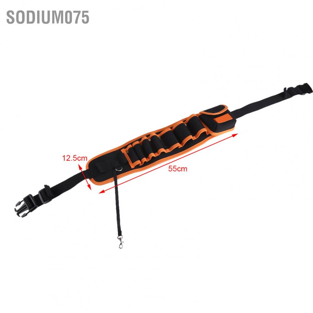 Sodium075 JAKEMY Professional Waist Bag Adjustable Belt Hardware Electricians Repair Tools Holder Pockets