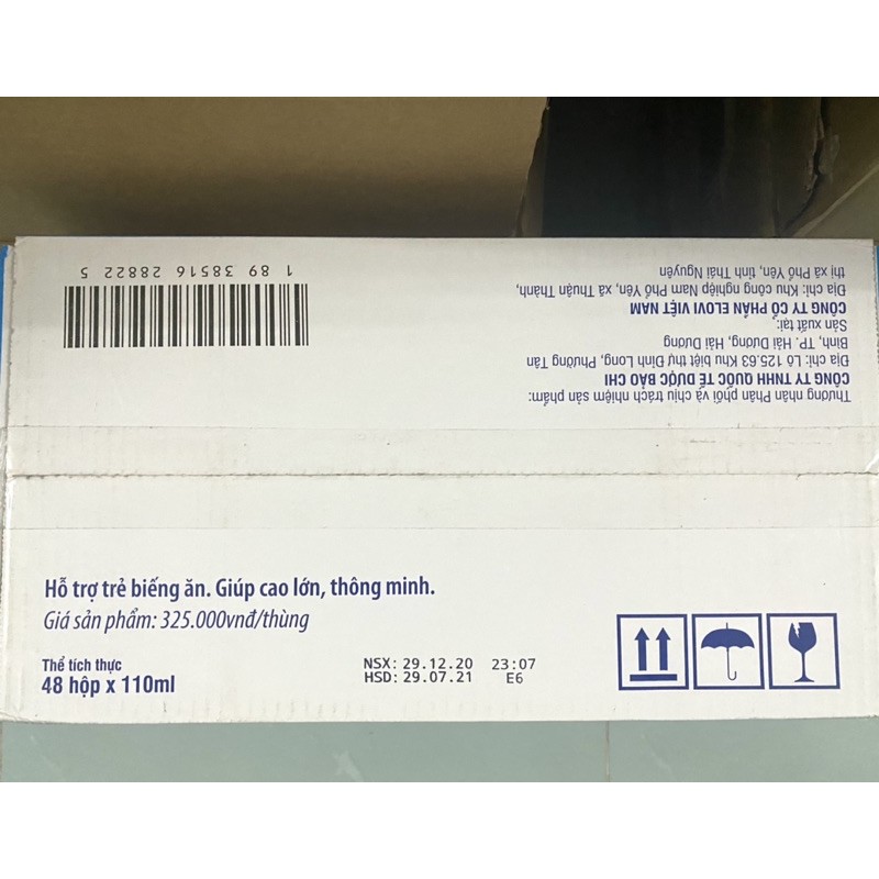 [DATE 6/2022] Sữa nước NUTRI DIAMOND thần thánh dành cho bé biếng ăn, suy dinh dưỡng Thùng 48 hộp/110ml