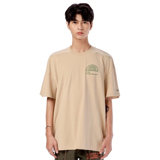 5THEWAY /copyright/ DROP SHOULDER TEE™ in WARMSAND aka Áo Thun Tay Ngắn Nâu Nhạt