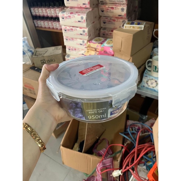 🌸Thố thủy tinh Lock & Lock 950ml🌸
