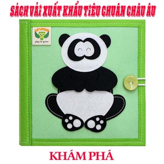 Sách vải khám phá – dành cho bé mầm non từ 2 – 6 tuổi | sách vải xuất khẩu khasa