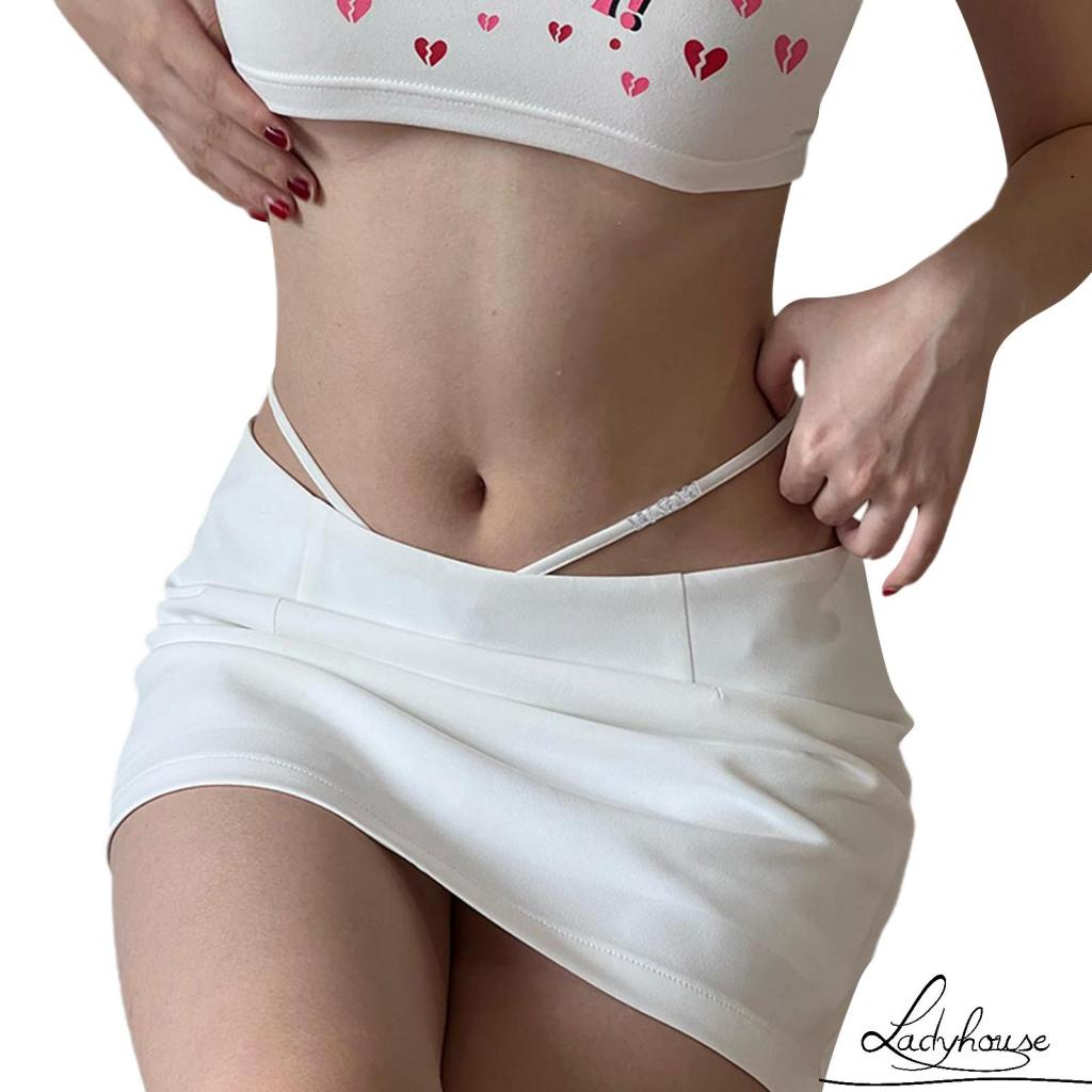 Chân Váy Chữ A Dáng Ngắn Màu Trơn Xẻ Tà Thời Trang Mùa Hè Cho Nữ