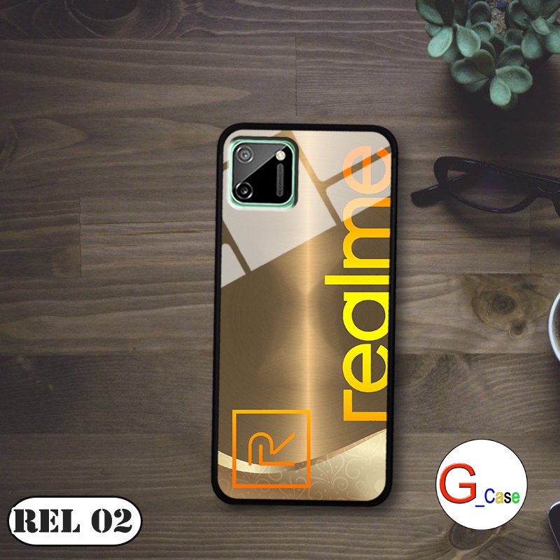 Ốp lưng kính 3D Realme C11