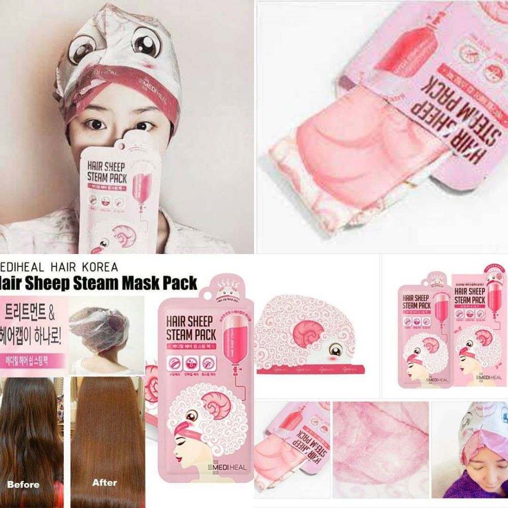 MẶT NẠ Ủ TÓC MEDIHEAL HAIR SHEEP STEAM PACK