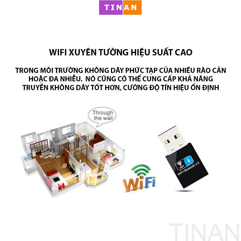 Card Mạng Không Dây USB 150M, Tích Hợp Bộ Điều Hợp Bluetooth 4.0 RTL8723