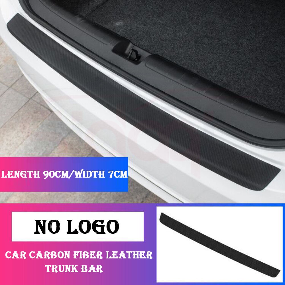 1 Miếng Dán Hình Logo 3D Bằng Sợi Carbon Chống Trầy Trang Trí Cốp Xe Hơi