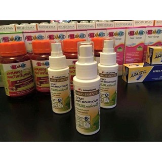 Xịt chống muỗi cho cả gia đình ARKOPHARMA ESSENTIEL SPRAY ANTI-MOUSTIQUES CORPS 60ML