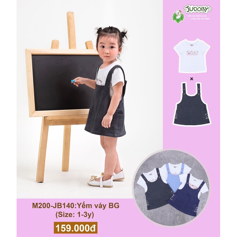 Set yếm váy Dokma cho bé gái