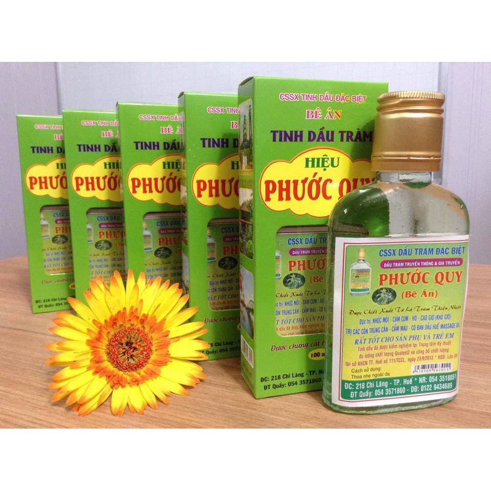 Dầu tràm Phước Quy 85ml , ĐẶC SẢN HUẾ