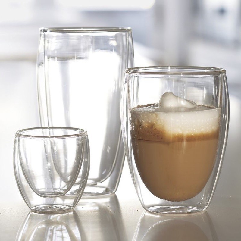 LY THUỶ TINH 2 LỚP - DOUBLE WALL GLASS