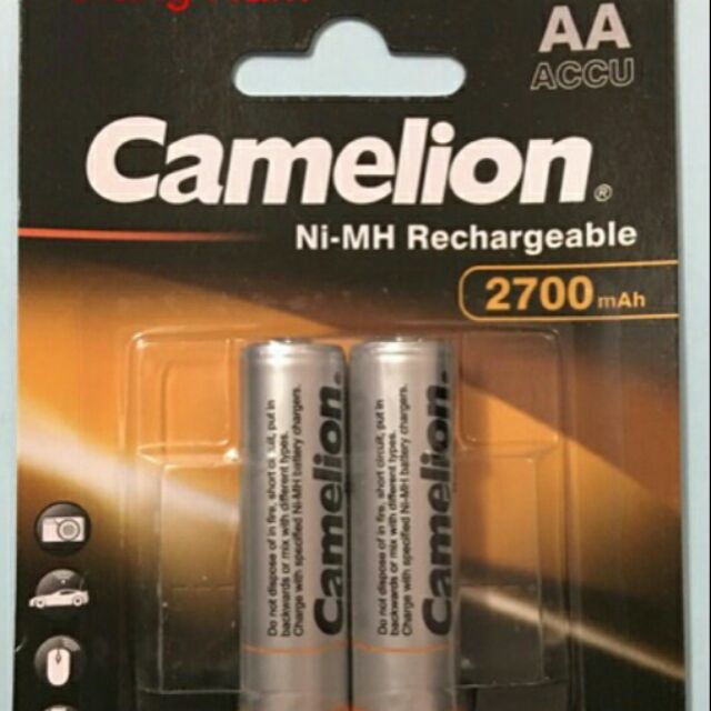 Pin sạc AA Camelion 2700Mah Mẫu Mới