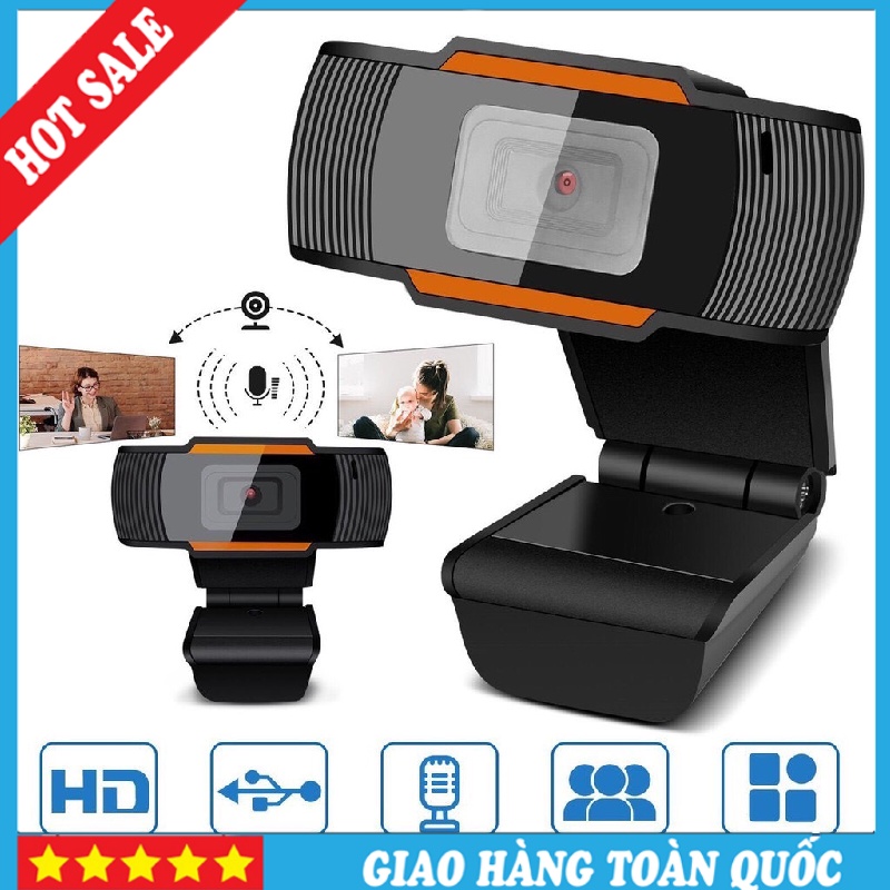 Webcam Máy Tính, Camera Có Mic 720p cho Laptop Học Online Qua Zoom, Trực Tuyến - Gọi Video Sắc Nét | BigBuy360 - bigbuy360.vn