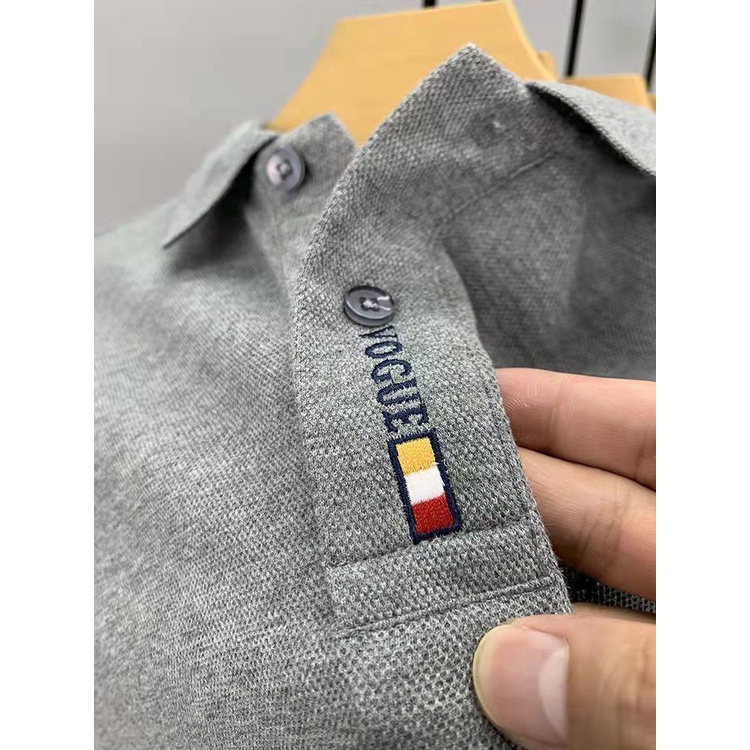 Áo Thun POLO Tay Ngắn Dáng Rộng Màu Sắc Đơn Giản Thời Trang Mùa Hè Cho Nam