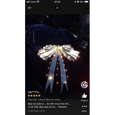 Nơ siêu to chụp ảnh quà tặng trang trí xe chụp ảnh cưới