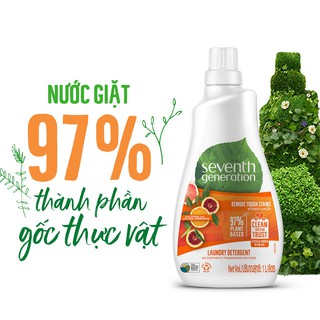 (79k duy nhất hnay) Nước Giặt Seventh Generation Chai 1 Lít (đủ 3 mùi hương)