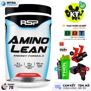 All In One: Tăng cơ, Giảm mỡ, Phục hồi - Amino Lean RSP - Vị Fruit Punch 70 Liều dùng
