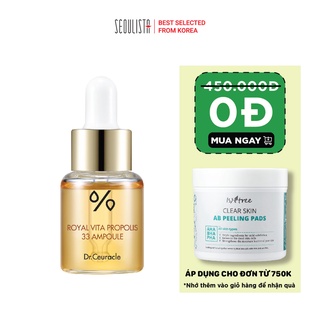 Tinh chất chiết xuất keo ong DR.CEURACLE Royal Vita Propolis 33 Ampoule