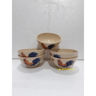 Chén con gà 10 chén, bao đẹp (sứ )