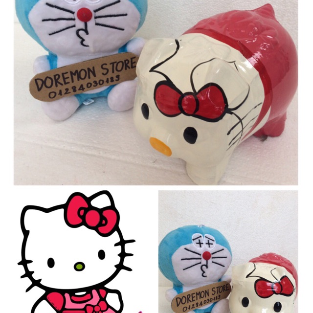 Heo đất handmade Kitty size M