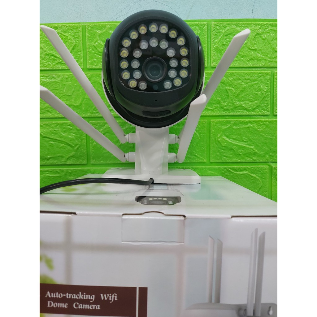 Camera IP Wifi Ngoài trời Yoosee PTZ 4 Râu FullHD 1080P 15 LED trợ sáng, 11 LED hồng ngoại, xoay 355 độ (Trắng)