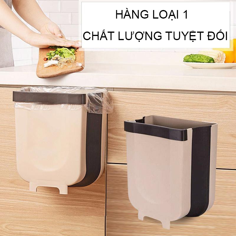 Thùng rác nhà bếp treo cửa gấp gọn 25x17,5x28,5 cm