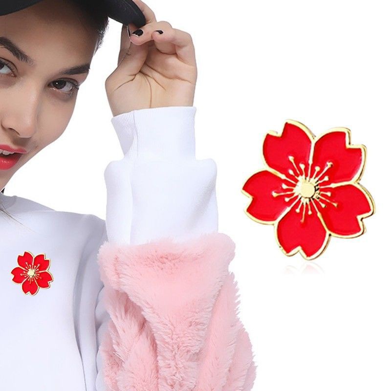 Sale 70% Trâm cài áo hình hoa anh đào nhiều màu sắc, White Giá gốc 20,000 đ - 70A49-2
