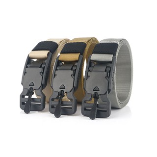 Dây nịt thắt lưng vải bản nhỏ 2.5cm đầu khóa bằng nam châm hít cực dễ thao tác không lo sự cố vải canvas nylon học sinh