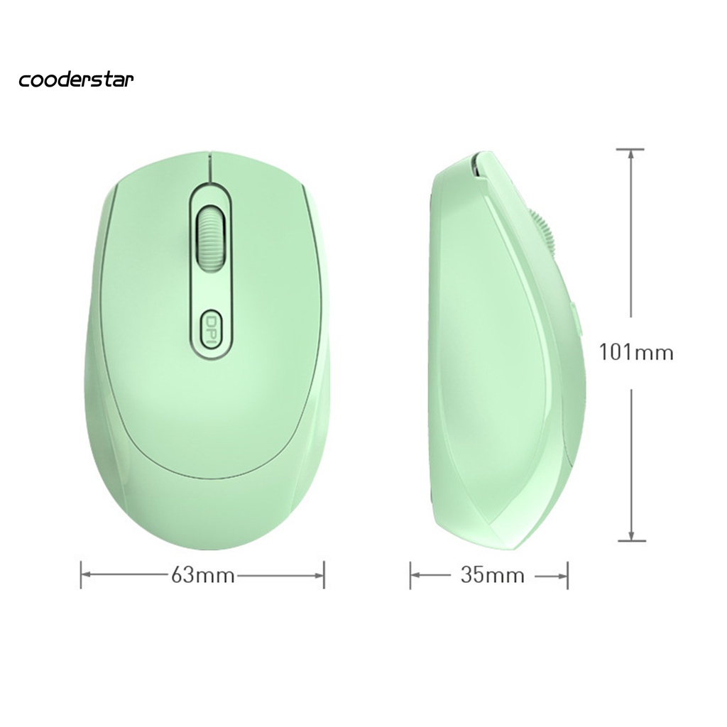 Chuột không dây 2.4g có thể sạc lại kèm đầu thu tín hiệu