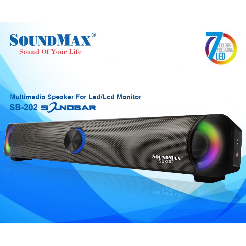 Loa vi tính Soundmax SB-202 2.0 - Hàng chính hãng - Bảo hành 12 tháng