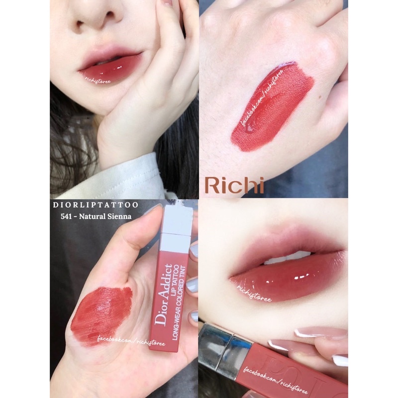 Son kem Dior Lip tattoo 541 421 321 771 251 351 mẫu 2022