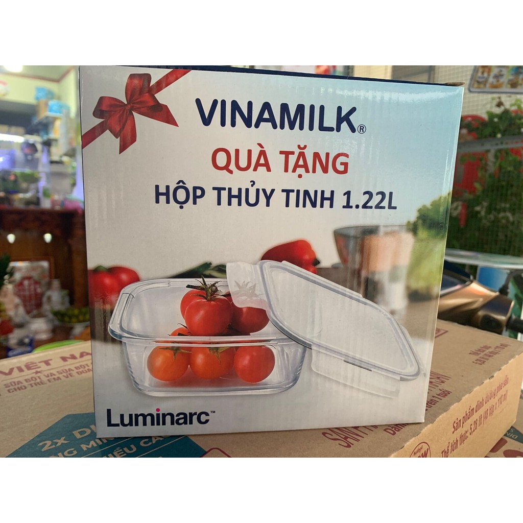 Hộp thuỷ tinh chịu nhiệt Luminarc 1.22L, tròn 950ml