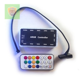 Bộ hub điều khiển fan case argb controller chia fan led 10 cổng rgb .