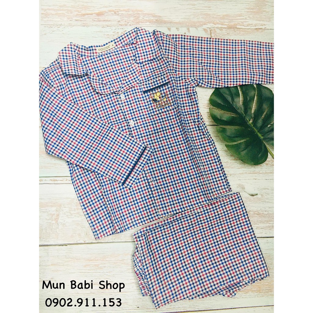 Bộ Pijama Macos dài tay cho bé trai 11-15KG