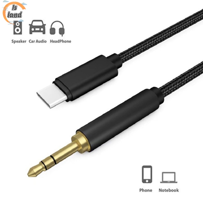 Cáp Chuyển Đổi Âm Thanh Usb Type C Sang Jack Cắm Tai Nghe 3.5mm Cho Điện Thoại Di Động