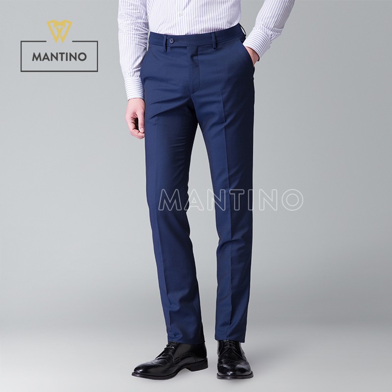 Quần Âu Màu Ghi Xước Cao Cấp QA306 - MANTINO | BigBuy360 - bigbuy360.vn